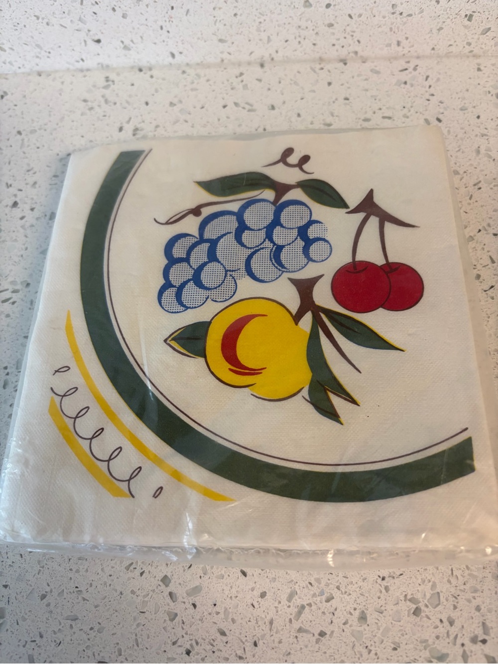 Vintage Stangl Fruit Collection Dinner Napkins Sealed